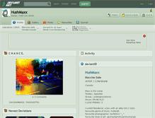 Tablet Screenshot of hushmaxx.deviantart.com