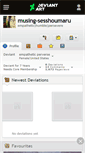 Mobile Screenshot of musing-sesshoumaru.deviantart.com