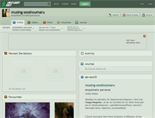 Tablet Screenshot of musing-sesshoumaru.deviantart.com
