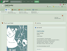 Tablet Screenshot of lisacrowley.deviantart.com