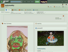 Tablet Screenshot of loobyloukitty.deviantart.com