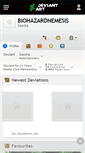 Mobile Screenshot of biohazardnemesis.deviantart.com