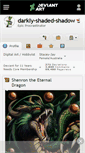 Mobile Screenshot of darkly-shaded-shadow.deviantart.com