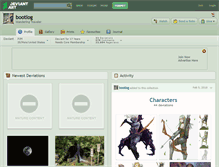 Tablet Screenshot of bootlog.deviantart.com