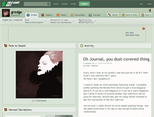 Tablet Screenshot of gredge.deviantart.com
