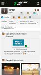 Mobile Screenshot of cpdt.deviantart.com