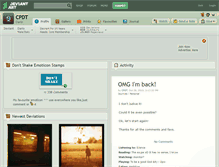 Tablet Screenshot of cpdt.deviantart.com