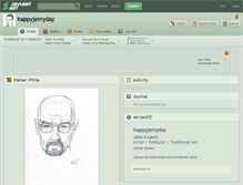 Tablet Screenshot of happyjerryday.deviantart.com