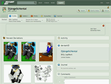Tablet Screenshot of djangelichentai.deviantart.com
