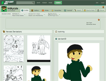 Tablet Screenshot of kidkyryte.deviantart.com