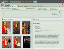 Tablet Screenshot of fishyfins.deviantart.com
