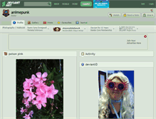 Tablet Screenshot of animepunk.deviantart.com