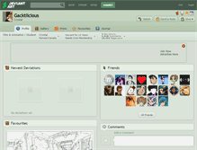 Tablet Screenshot of gacktlicious.deviantart.com