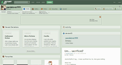 Desktop Screenshot of pandalover999.deviantart.com