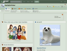 Tablet Screenshot of martadewinter.deviantart.com