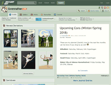 Tablet Screenshot of gwennafran.deviantart.com