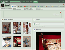 Tablet Screenshot of nancyt.deviantart.com