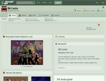 Tablet Screenshot of bb-castle.deviantart.com