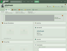 Tablet Screenshot of ohhellnoplz.deviantart.com