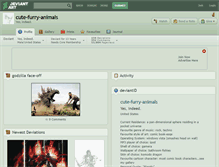 Tablet Screenshot of cute-furry-animals.deviantart.com