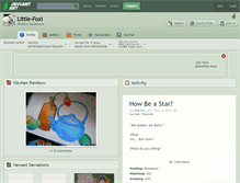 Tablet Screenshot of little-foxi.deviantart.com