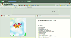 Desktop Screenshot of flamingkitty900.deviantart.com