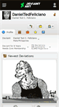 Mobile Screenshot of danieltedfeliciano.deviantart.com
