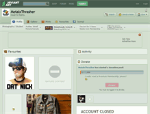 Tablet Screenshot of metalxthrasher.deviantart.com