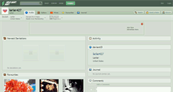 Desktop Screenshot of larlar427.deviantart.com