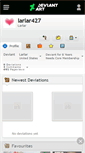 Mobile Screenshot of larlar427.deviantart.com