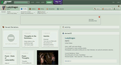 Desktop Screenshot of lustydragon.deviantart.com