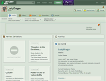 Tablet Screenshot of lustydragon.deviantart.com