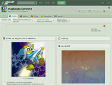 Tablet Screenshot of magikoopa-kamek64.deviantart.com
