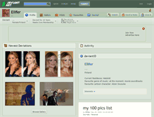 Tablet Screenshot of ellifer.deviantart.com