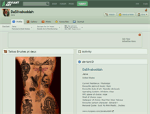Tablet Screenshot of dasilvabuddah.deviantart.com