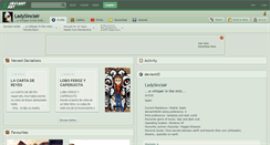Desktop Screenshot of ladysinclair.deviantart.com