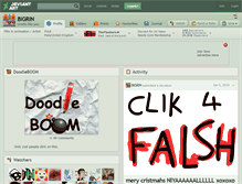 Tablet Screenshot of bigrin.deviantart.com