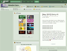 Tablet Screenshot of ghirazel-club.deviantart.com