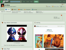 Tablet Screenshot of g-chris.deviantart.com