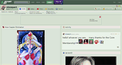 Desktop Screenshot of misslepard.deviantart.com
