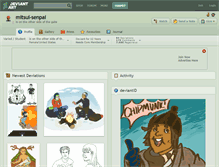 Tablet Screenshot of mitsui-senpai.deviantart.com