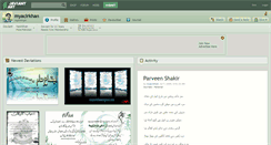 Desktop Screenshot of myacirkhan.deviantart.com