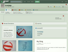 Tablet Screenshot of lucasjegu.deviantart.com