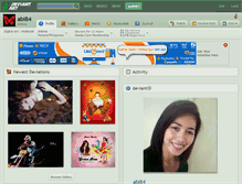 Tablet Screenshot of abi84.deviantart.com