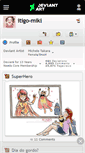 Mobile Screenshot of itigo-miki.deviantart.com