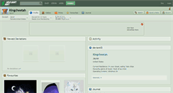 Desktop Screenshot of kingcheetah.deviantart.com