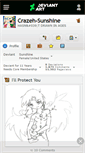 Mobile Screenshot of crazeh-sunshine.deviantart.com