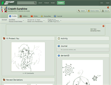 Tablet Screenshot of crazeh-sunshine.deviantart.com