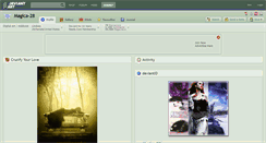 Desktop Screenshot of magica-28.deviantart.com