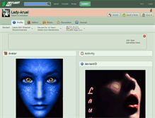 Tablet Screenshot of lady-arual.deviantart.com